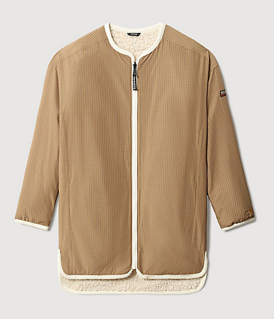 Fleece-Sweatshirt Agner mit durchgehendem Reißverschluss-